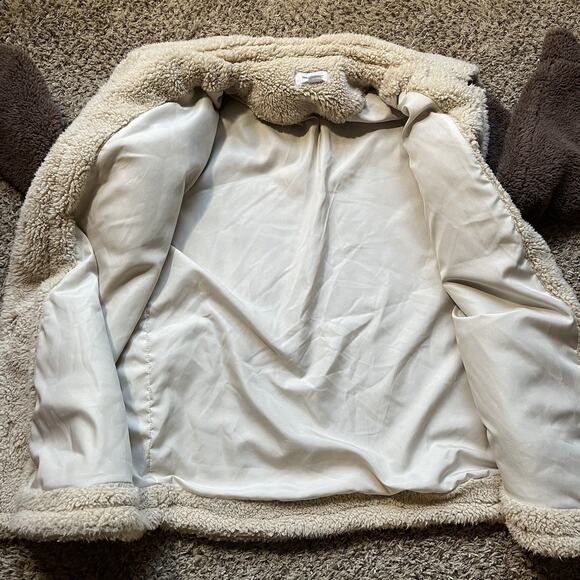 O’Neill Women’s Heath Plaid High Pile Fleece Shirt Jacket Size S Button Up Y2k - Picture 6 of 8